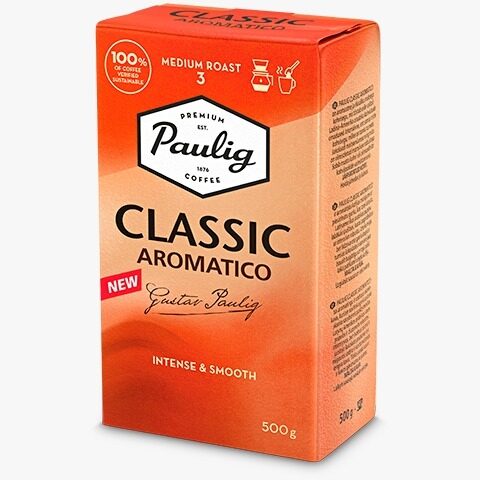 Paulig Classic Aromatico maltā kafija 500g